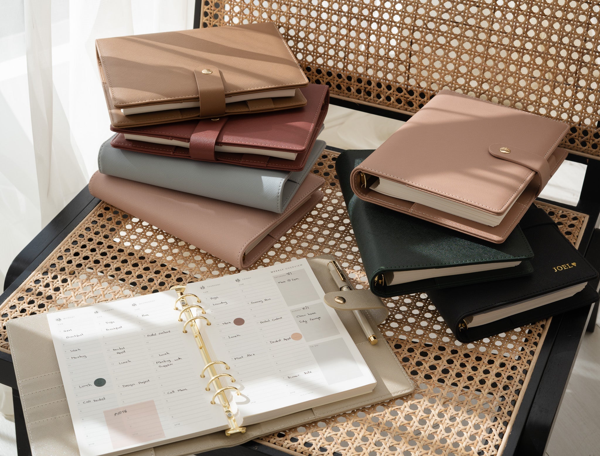 Luxurious A5 A4 A6 Ring Binder Organisers | Personalised Binder