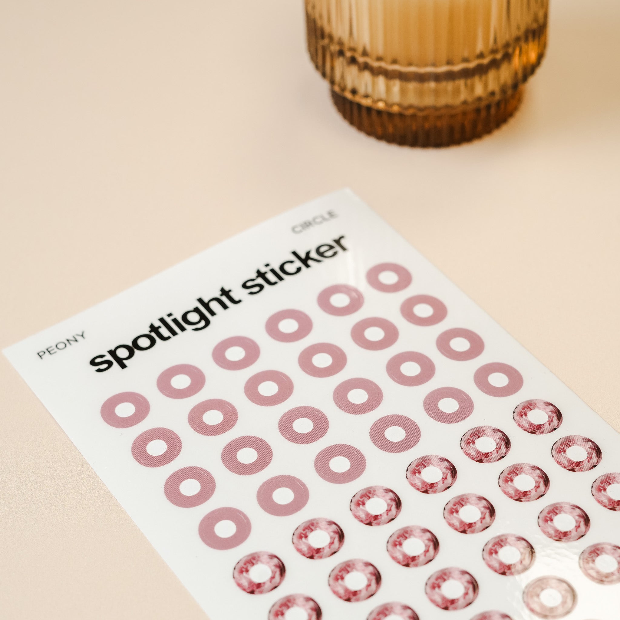 Spotlight Planner Sticker - Peony