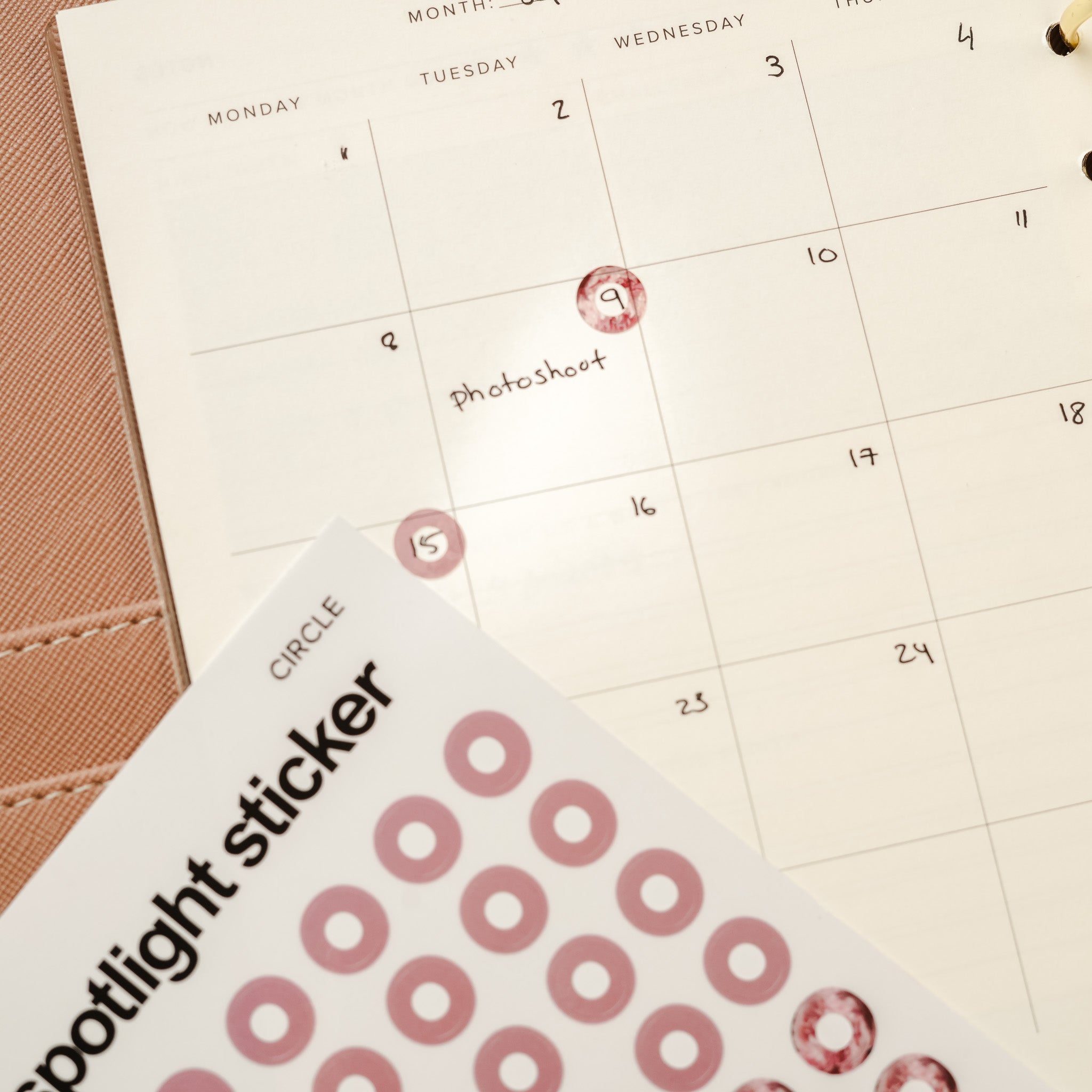 Spotlight Planner Sticker - Peony