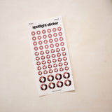Spotlight Planner Sticker - Peony