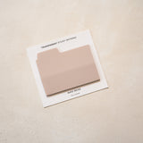 Transparent Beige Page Tabs - Stylish & Functional Sticky Notes
