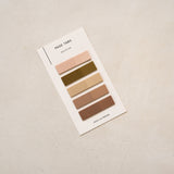Transparent Page Flags | Soft Neutral, Blush Pink & Bold Dark Planner Tabs | Aesthetic, Minimalist Planner Accessories for Daily Organisation