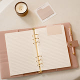 Transparent Beige Page Tabs - Stylish & Functional Sticky Note