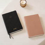 Minimal Daily Planner | Daily Productivity  Planner | ADHD Daily planner | Student Planner |Undated planner |Personalised Planner|Soft Cover | colour dusty rose and black | personalised planner