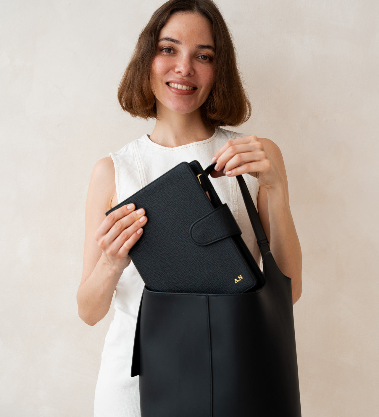 Portfolio Organiser A5 Refillable Notebook Cover | disc bound planner cover