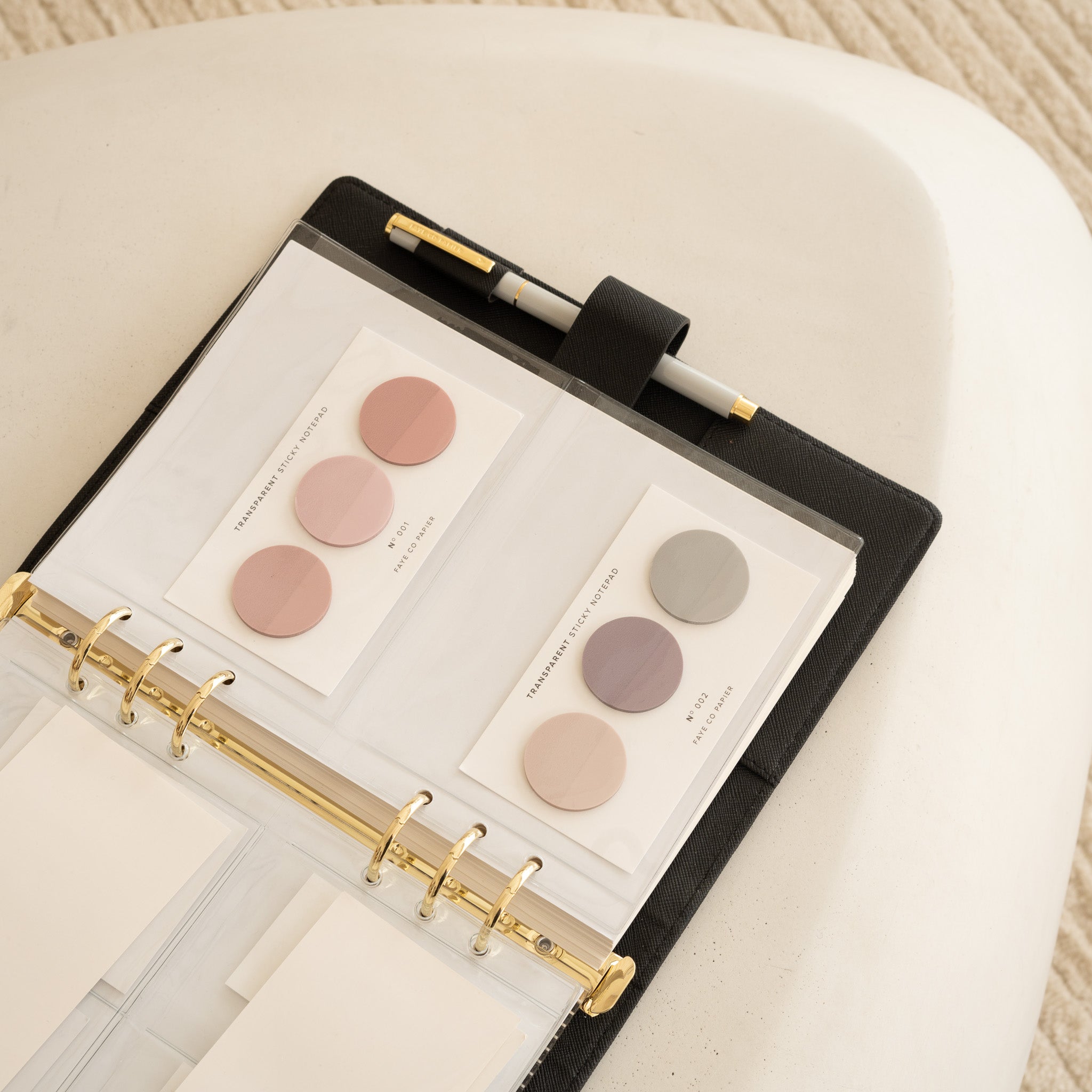 Transparent Planner Pocket Holder A5