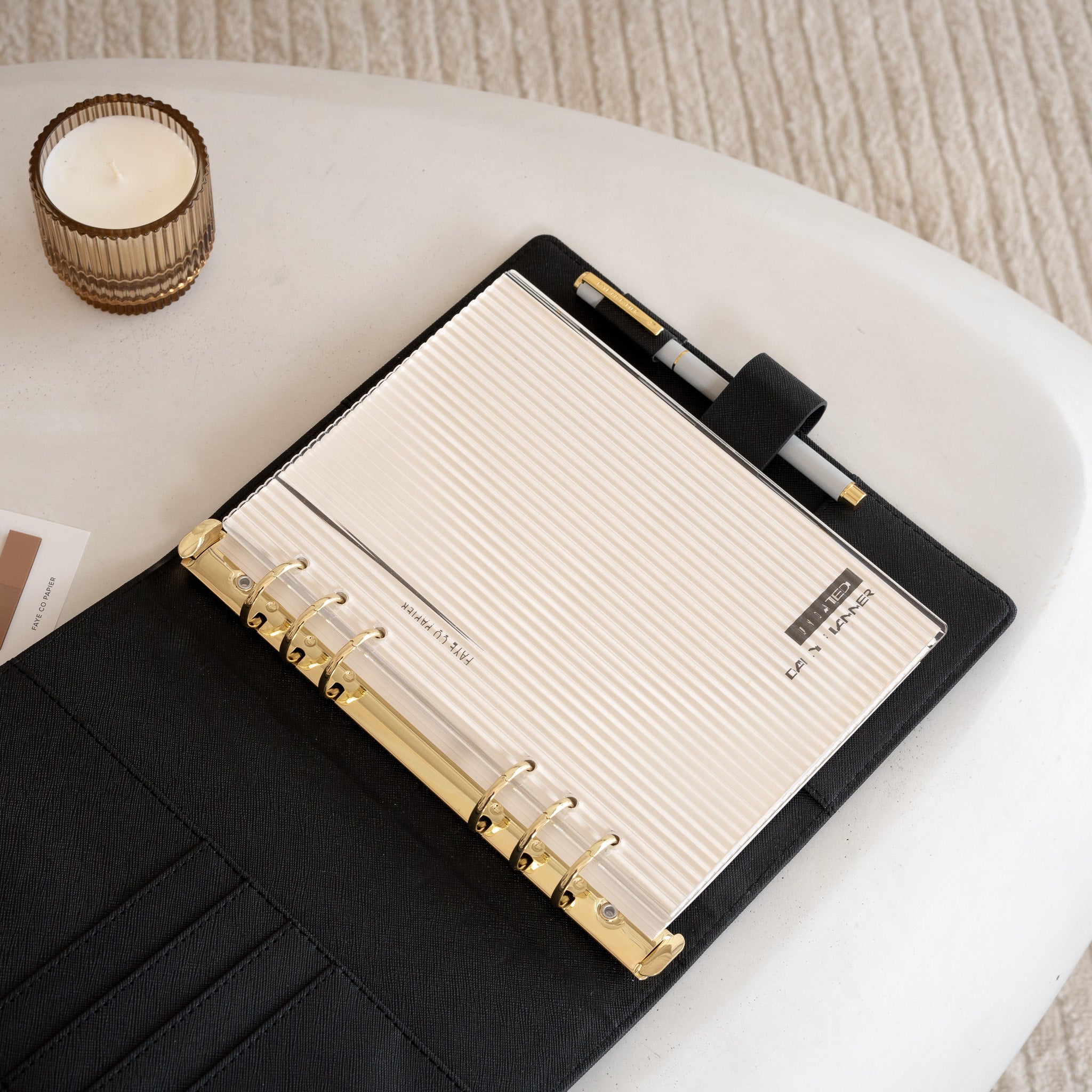 Luxury Acrylic Fluted Planner Dashboard