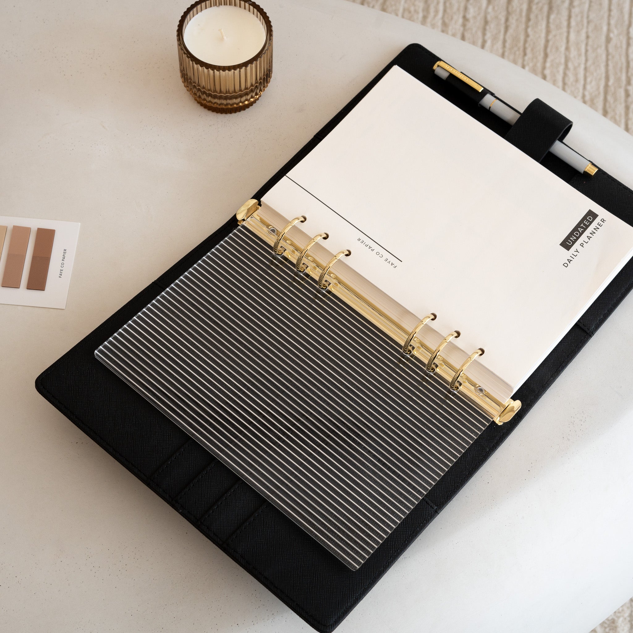 Luxury Acrylic Fluted Planner Dashboard