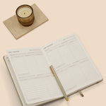 Minimal Budget Planner , open to debt tracking pages