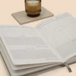 Minimal Budget Planner shown open with monthly and yearly budget sections.