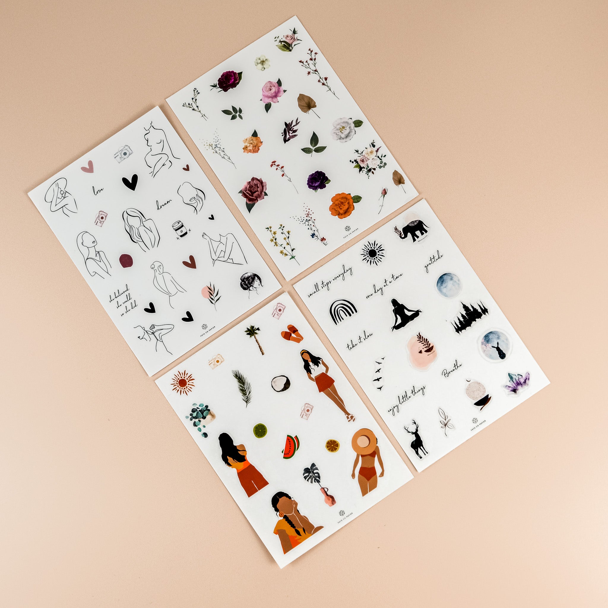 Decorative Stickers For Planners & Journals.