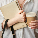 Ring Binder Agenda IN TAUPE BEIGE