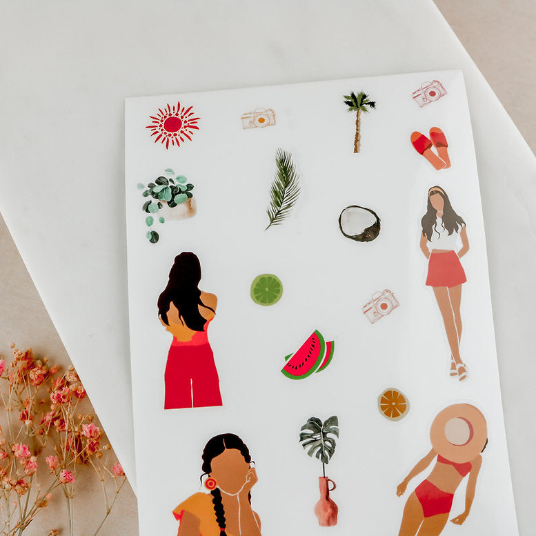 Minimalist Decorative Stickers For Planners, Journals