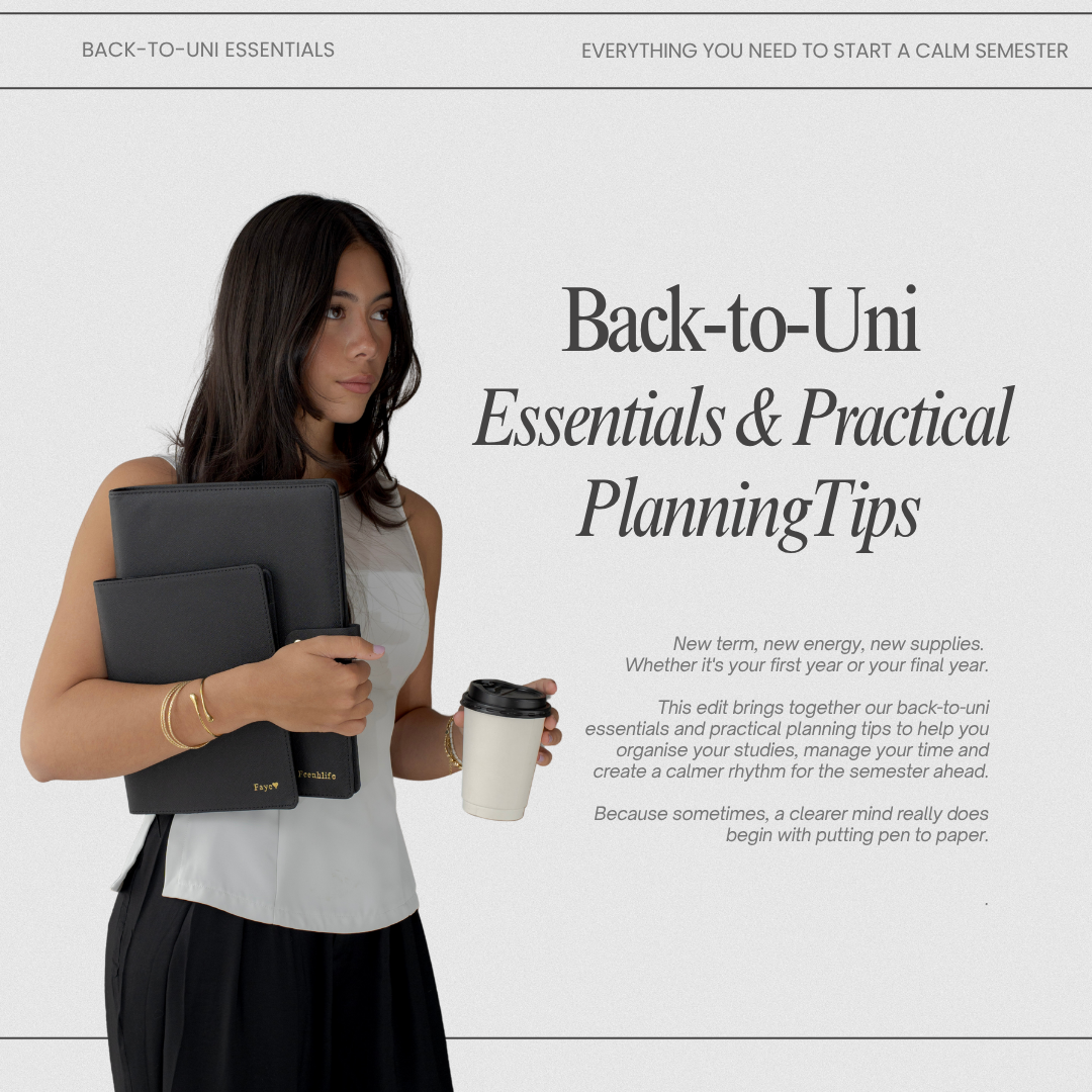 Back to Uni Essentials & Planning Tips: Everything You Need to Start Calm Semester  