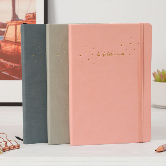Moon & Stars Celestial Lined Journal (PERSONALISED OUTLET)