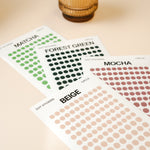 Nano Transparent Circle Dots Planner Stickers