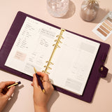Undated Daily Planner Insert A5 – Minimal Daily Planner Refill Pages for Ring Binders & Organisers | Daily Planner Insert | filofax daily planner refills| LV MM planner refills