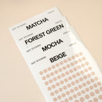 Nano Transparent Circle Dots Planner Stickers