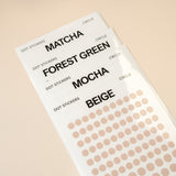 Nano Transparent Circle Dots Planner Stickers