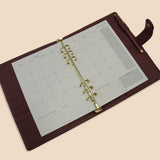 2026 Dated Monthly Overview Planner Inserts A5