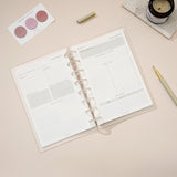 Daily Productivity Planner Insert | Discbound Bundle Set A5 | MODULAR PLANNER SYSTEM