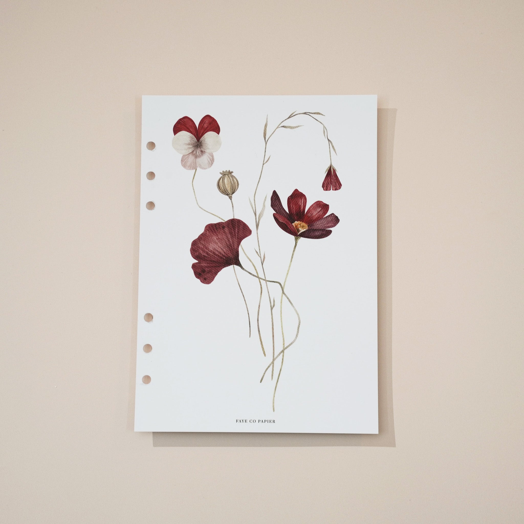 Florals Planner Dashboards A5 / Dividers 