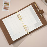 2026 Dated Monthly Calendar Overview Planner Inserts A5