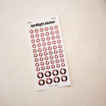 Spotlight Planner Sticker -  Peony