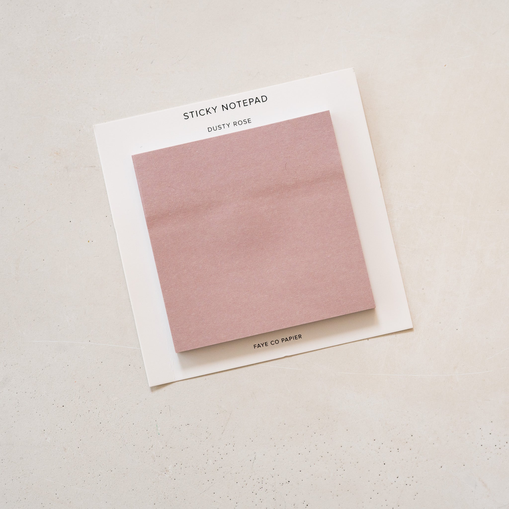 Dusty Rose Sticky Notepad