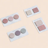 Transparent Sticky Notepad | Page Markers | Circle Sticky Notes | Minimal square sticky notepad | Page Flags|Transparent Planner Tabs |Beige | PET sticky notepad