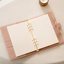Lined Planner Refill Inserts | A5 Ring Binder Lined Ruled Inserts | Printed Lined Inserts | Filofax lined paper refills 