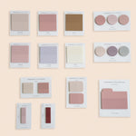 Transparent Sticky Notepad | Page Markers | Circle Sticky Notes | Minimal square sticky notepad | Page Flags|Transparent Planner Tabs |Beige | PET sticky notepad