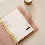 Lined Planner Refill Inserts | A5 Ring Binder Lined Ruled Inserts | Printed Lined Inserts | Filofax lined paper refills 