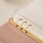 Transparent Agenda Bookmark A5 black lettering 