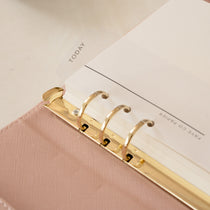 Transparent Agenda Bookmark A5 black lettering 