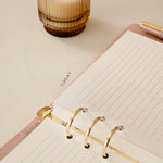 Transparent Agenda Bookmark A5 black lettering 