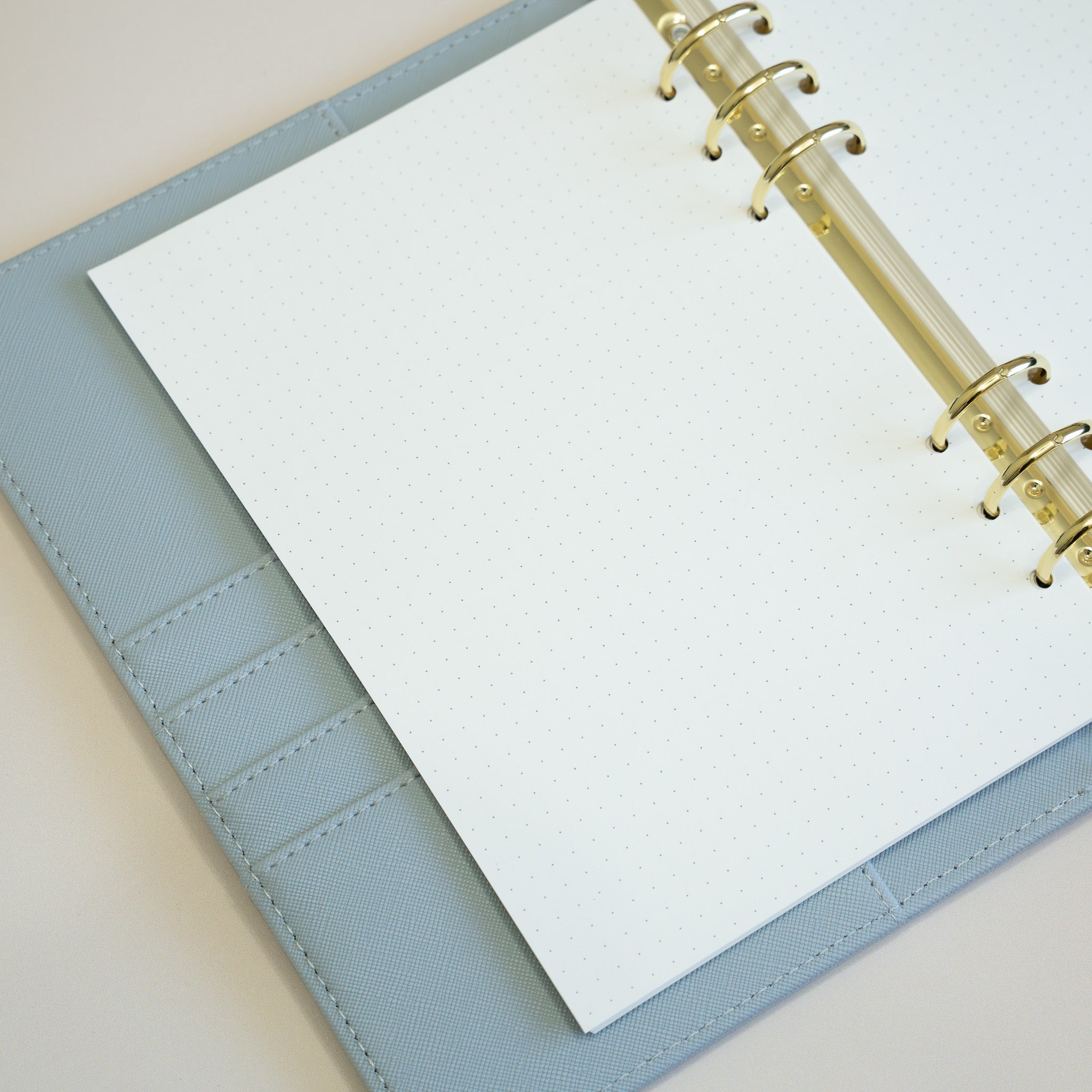 Dot Grid Planner Refill Inserts | A5 Ring Binder Dotted Planner Inserts | Printed Lined Inserts | Filofax refills page|  LV agenda mm refill | bullet journal refills filofax