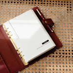 2026 dated planner insert with minimal daily and weekly refill pages, designed for A5 ring binder planners and organisers 