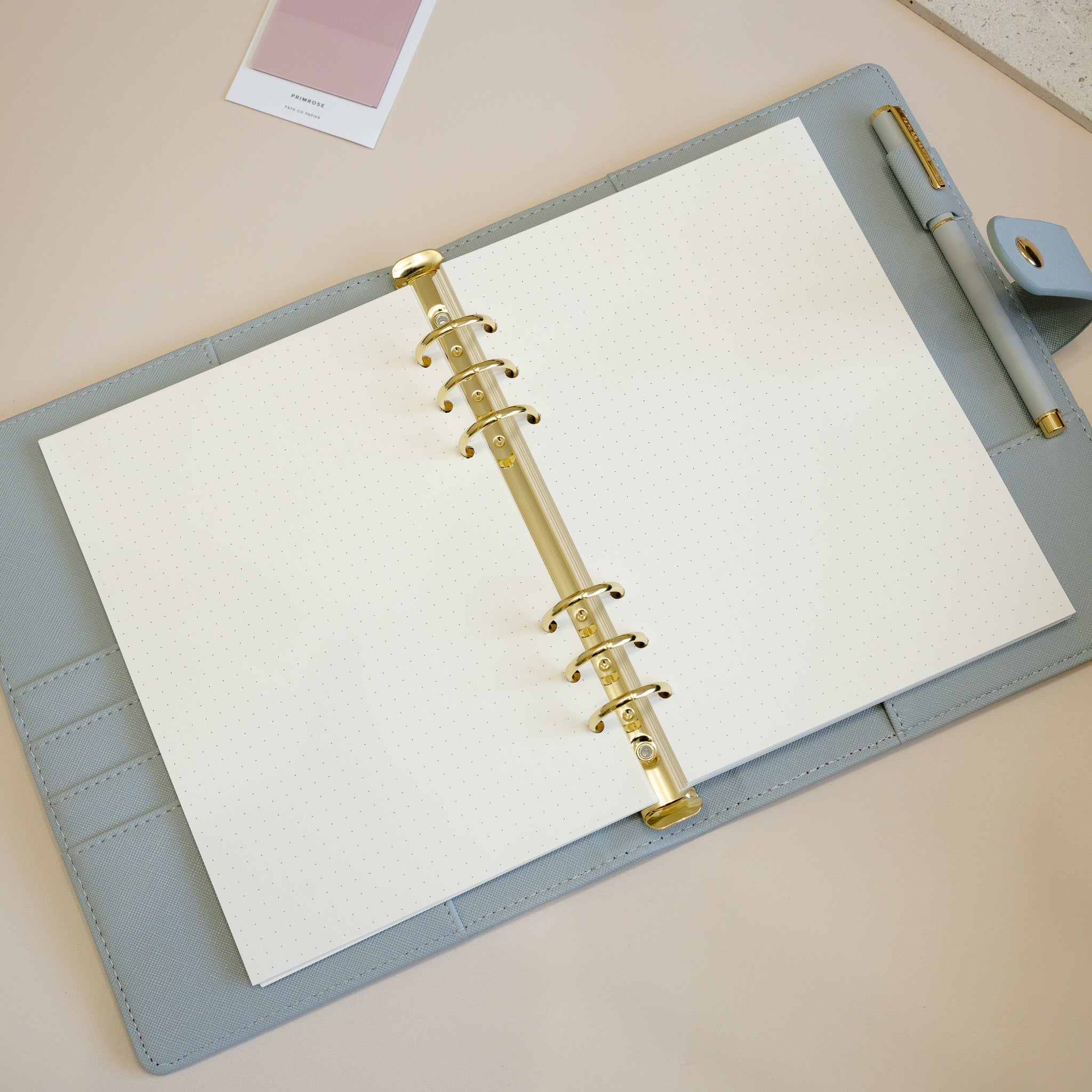 Dot Grid Planner Refill Inserts | A5 Ring Binder Dotted Planner Inserts | Printed Lined Inserts | Filofax refills page|  LV agenda mm refill | bullet journal refills filofax