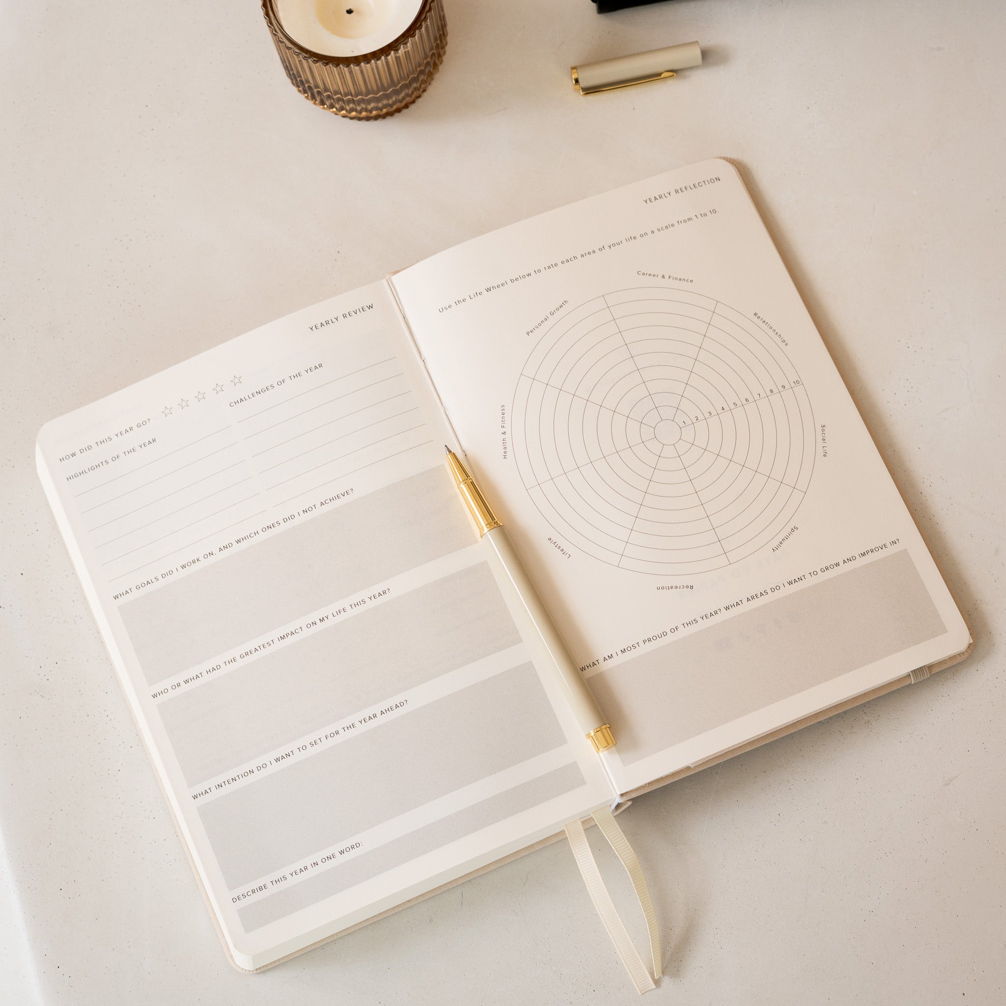 2026 Lifestyle Planner – Minimal Daily & Weekly Planner for Organisation, Productivity and Mindful Living
