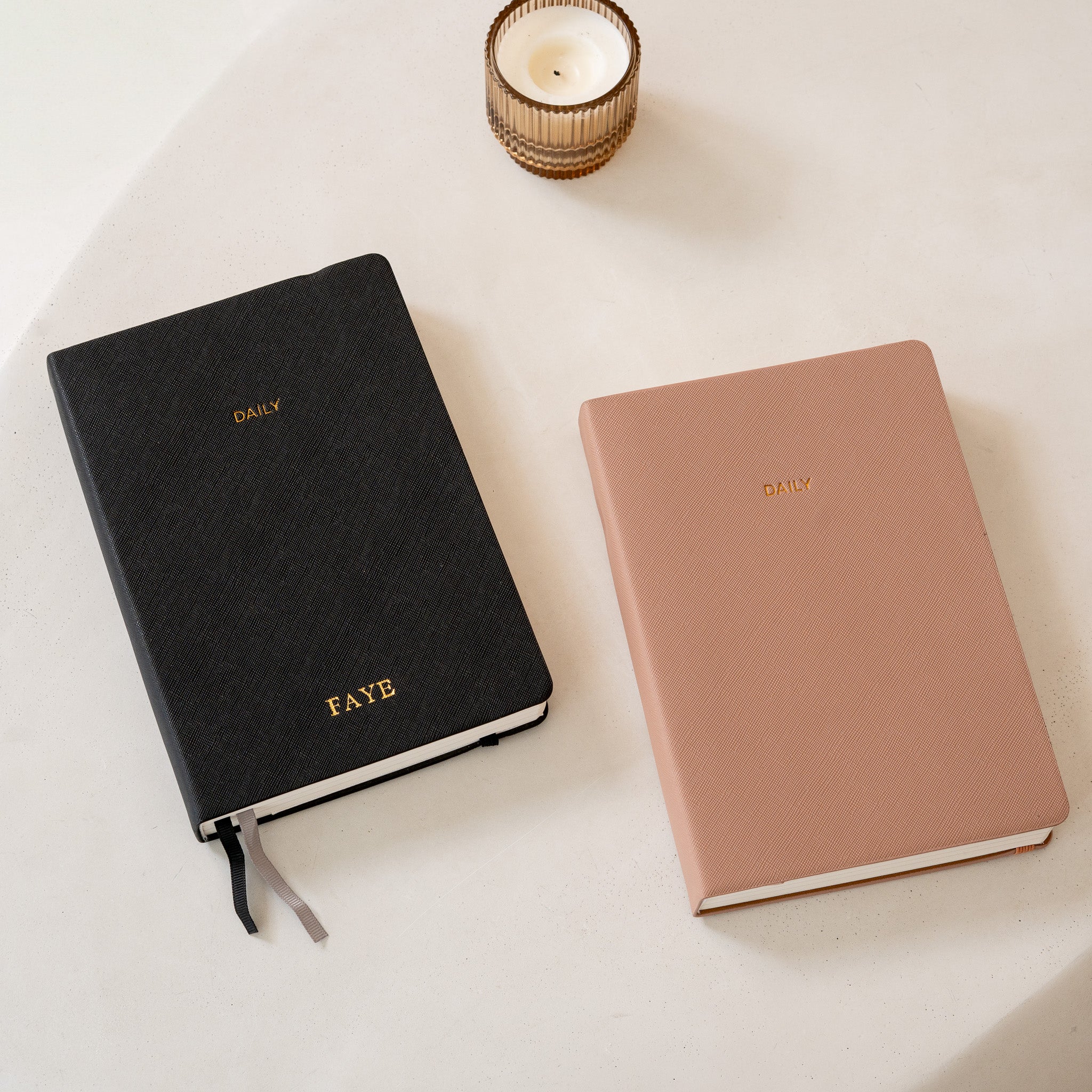 Minimal Daily Planner | Daily Productivity  Planner | ADHD Daily planner | Student Planner |Undated planner |Personalised Planner|Soft Cover | colour dusty rose and black | personalised planner
