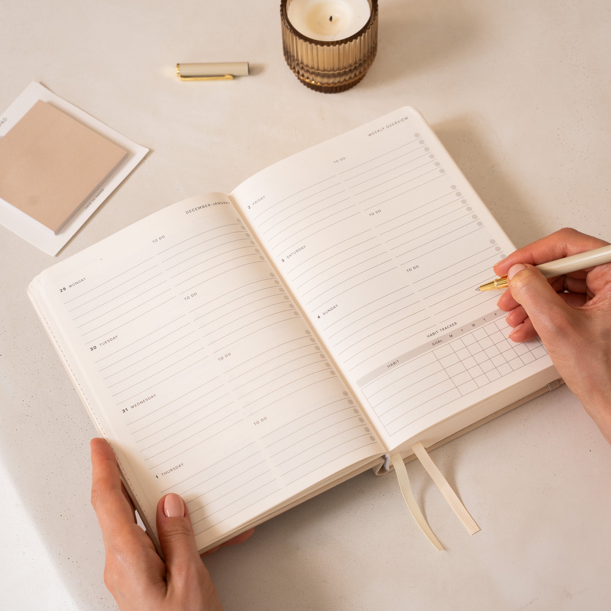 2026 Lifestyle Planner – Minimal Daily & Weekly Planner for Organisation, Productivity and Mindful Living