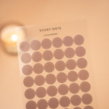 Sticky Circle Dots Planner Stickers