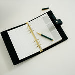 2027 vertical weekly planner insert A5 refills