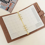 2027 Dated Monthly Calendar Overview Planner Inserts A5 refills