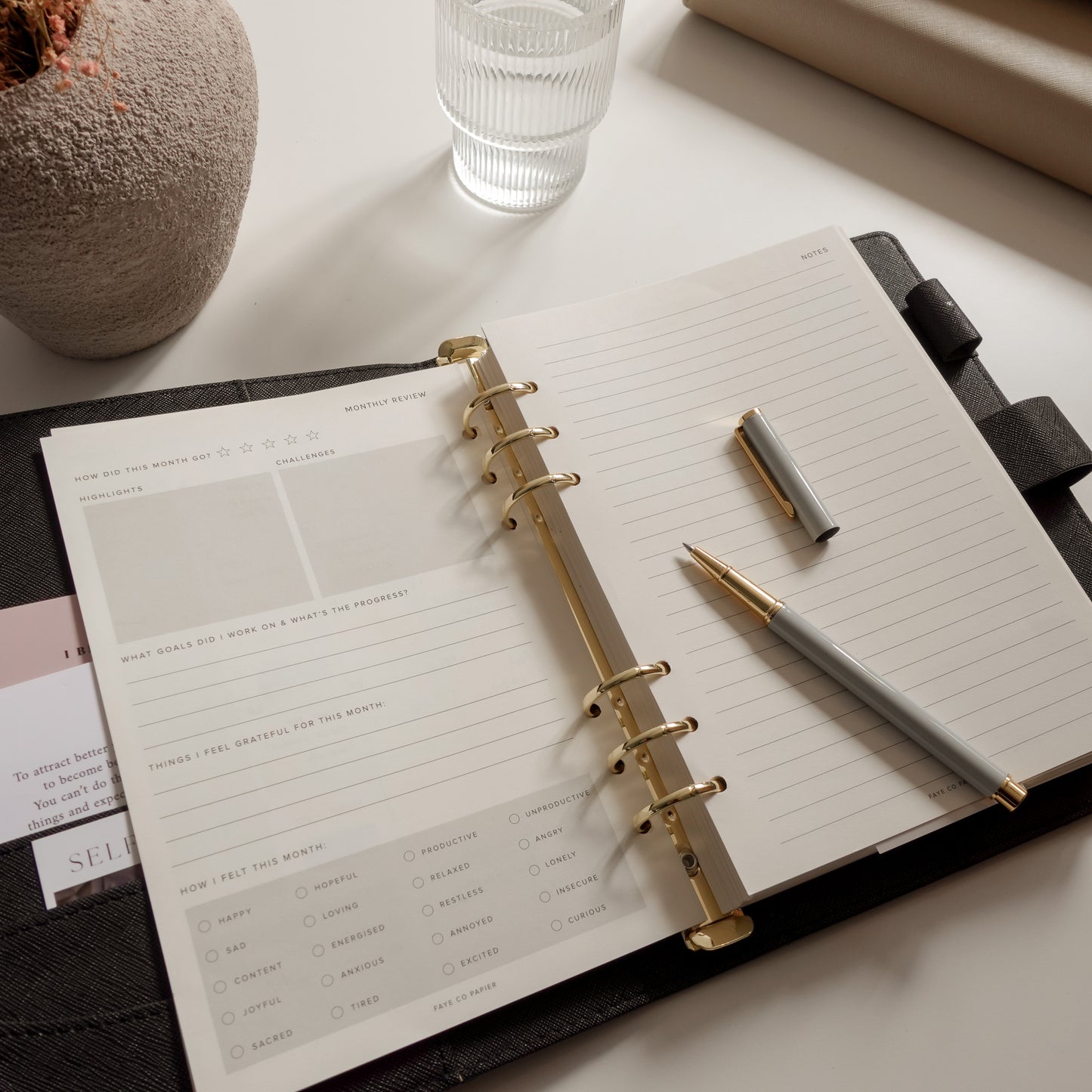 Minimal Daily Planner Inserts | A5