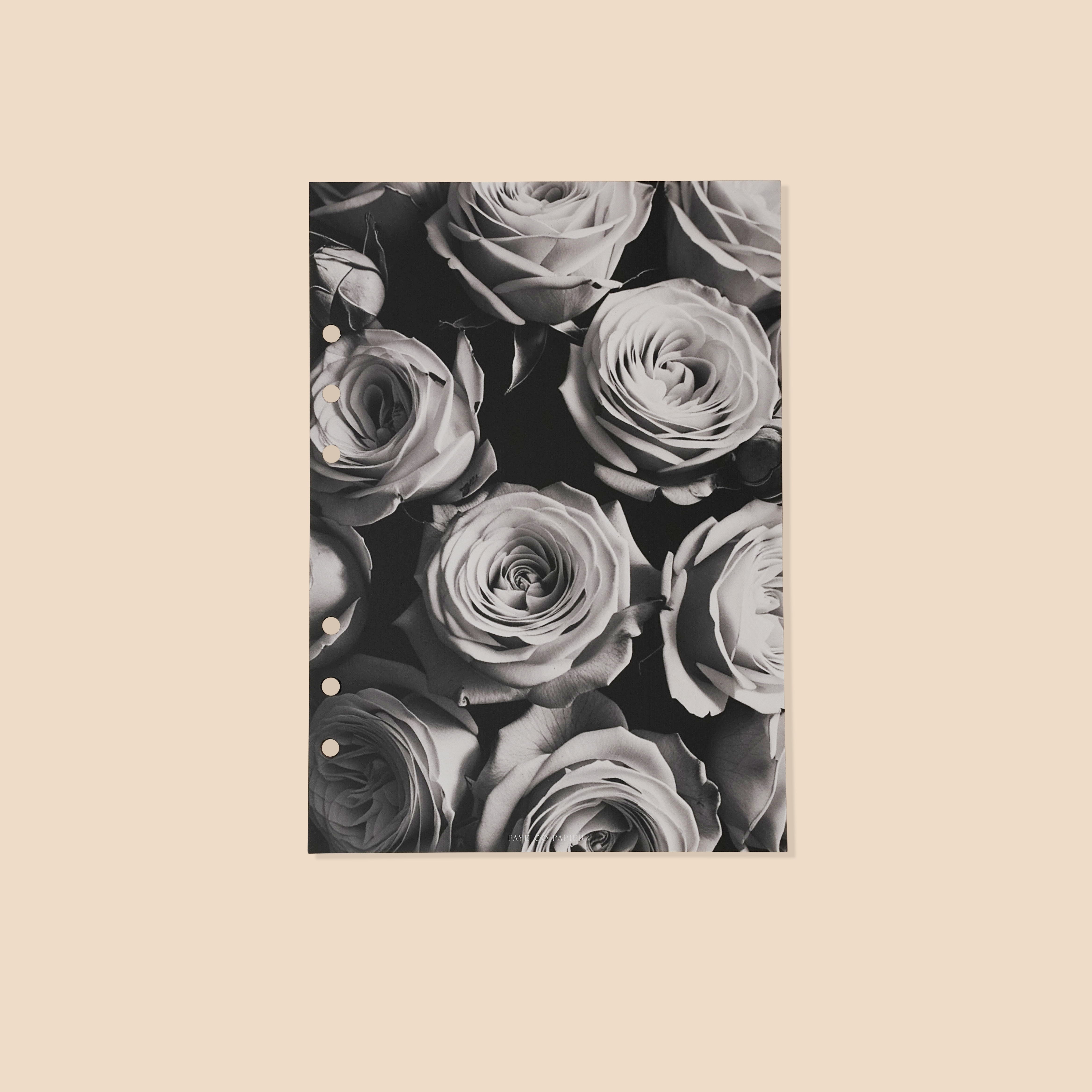 These black rose flower planner dashboards/dividers are ideal for anyone who loves dark florals, aesthetic stationery, or unique planner dividers that stand out while still feeling sophisticated.

