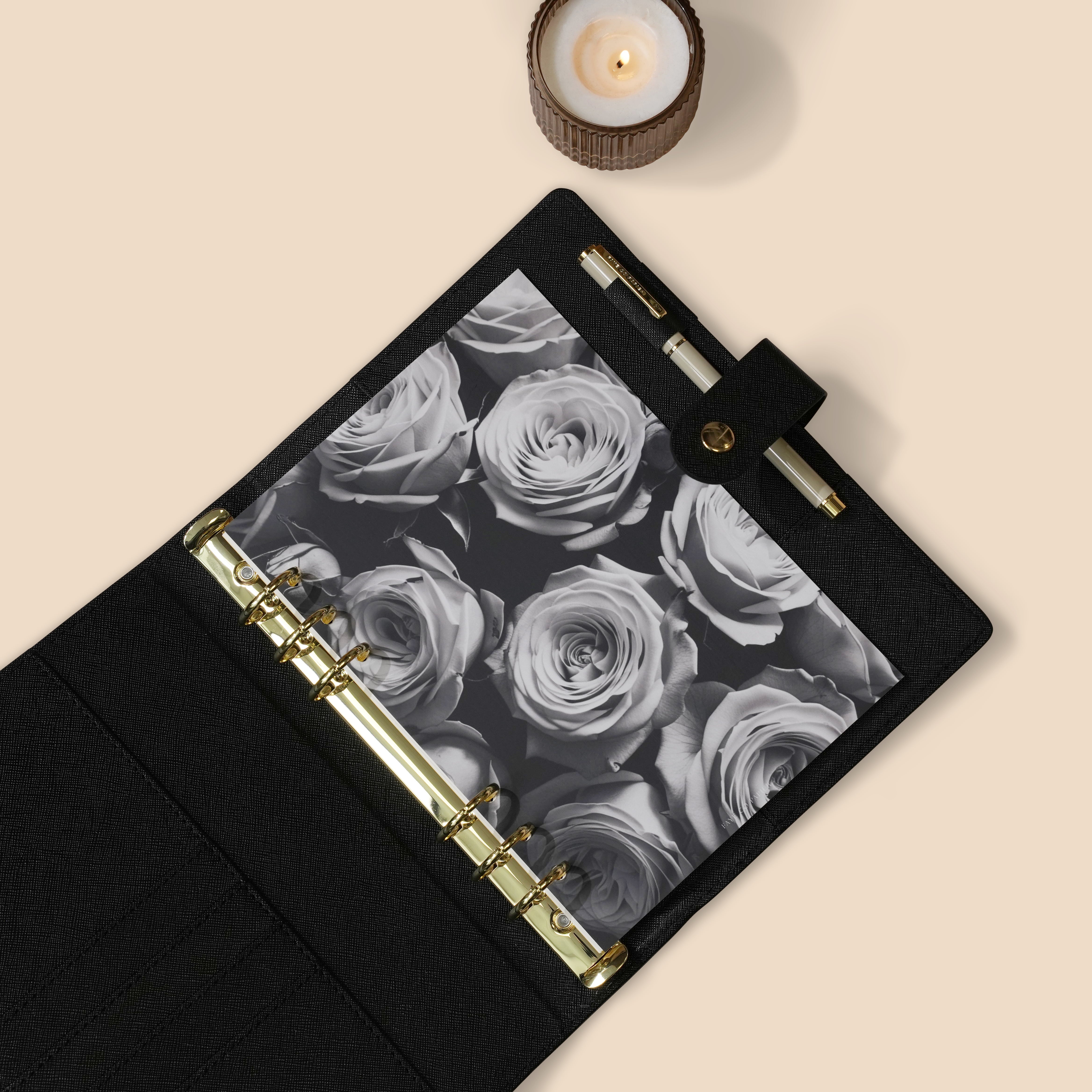 Dark florals  planner dashboard /divider