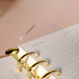 Minimal Transparent Agenda Bookmark A5