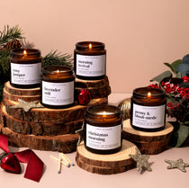 Scented Soy Candles for Calm and Relaxation and mindfulness